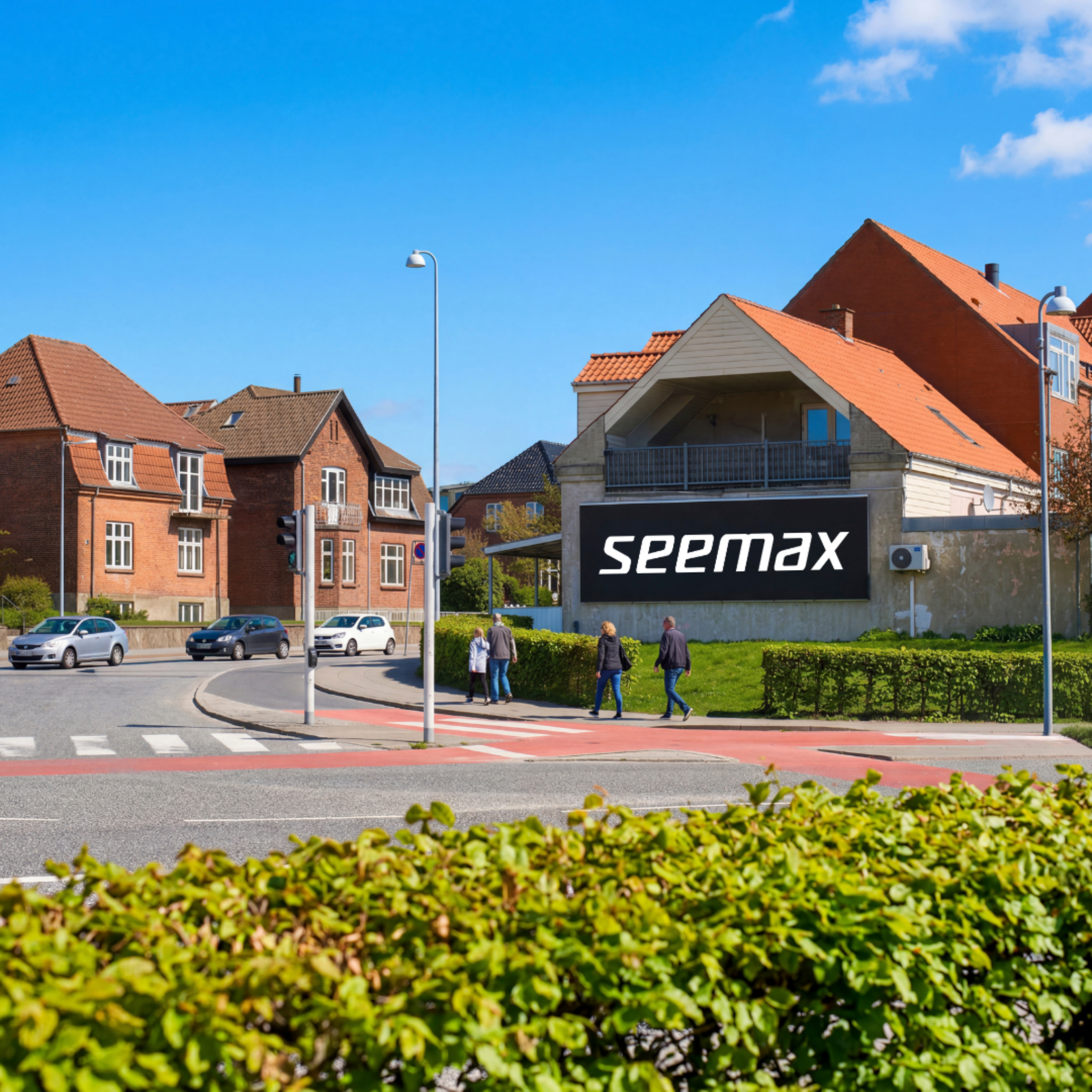 Seemax reklameskærm